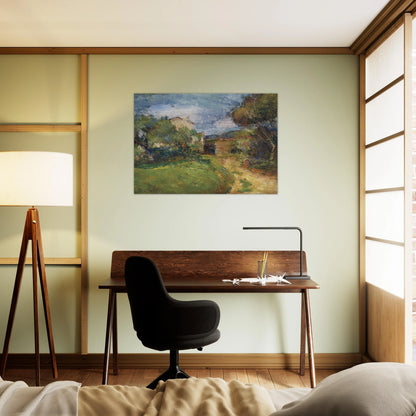 PETIT PAYSAGE CORSE 1898 - Henri Matisse Brushed Aluminum Print - 70x100 cm / 28x40 inches | Henri Matisse Aluminum Print | Henri Matisse Prints