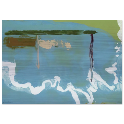Skywriting - 1997 - Helen Frankenthaler Brushed Aluminum Print - 70x100 cm / 28x40 inches | Helen Frankenthaler Aluminum Print | Helen Frankenthaler Prints