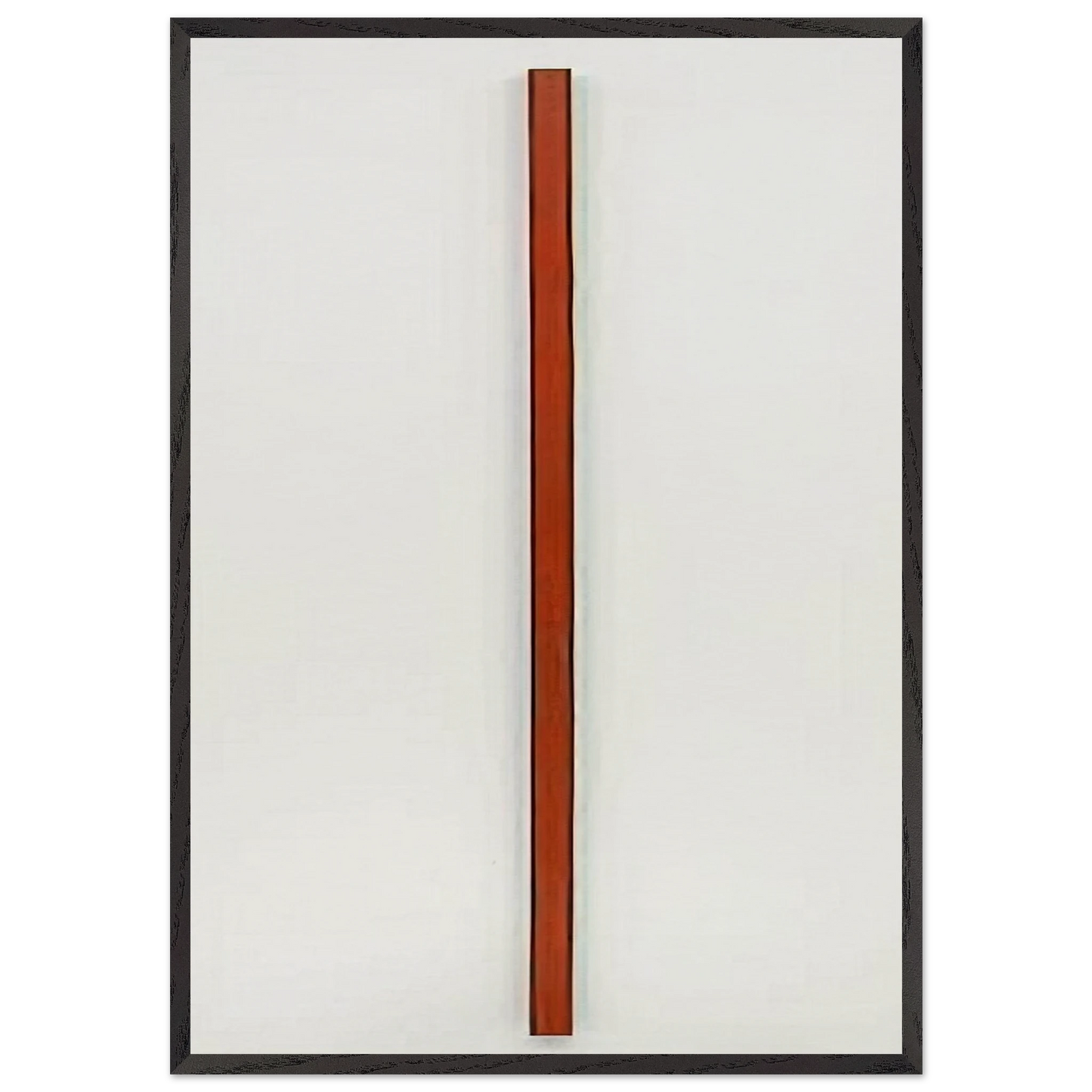 The Wild - Barnett Newman 70x100 cm / 28x40 inches Framed Art Print – Black Wooden Frame