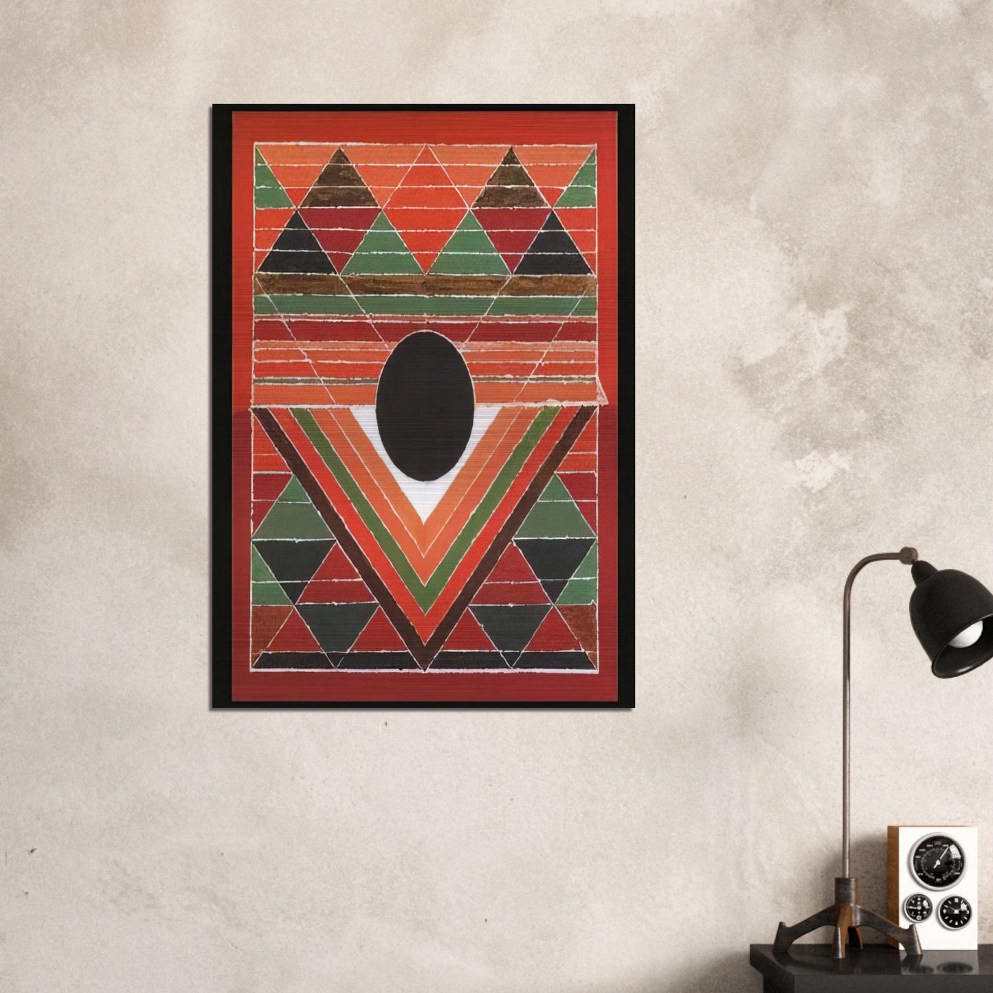 Bijh - Abstract Art - S. H. Raza Brushed Aluminum Print - 70x100 cm / 28x40 inches | S. H. Raza Aluminum Print | S. H. Raza Prints
