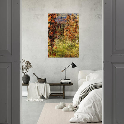 The House among the Roses 2 - claude monet Brushed Aluminum Print - 70x100 cm / 28x40 inches | claude monet Aluminum Print | claude monet Prints
