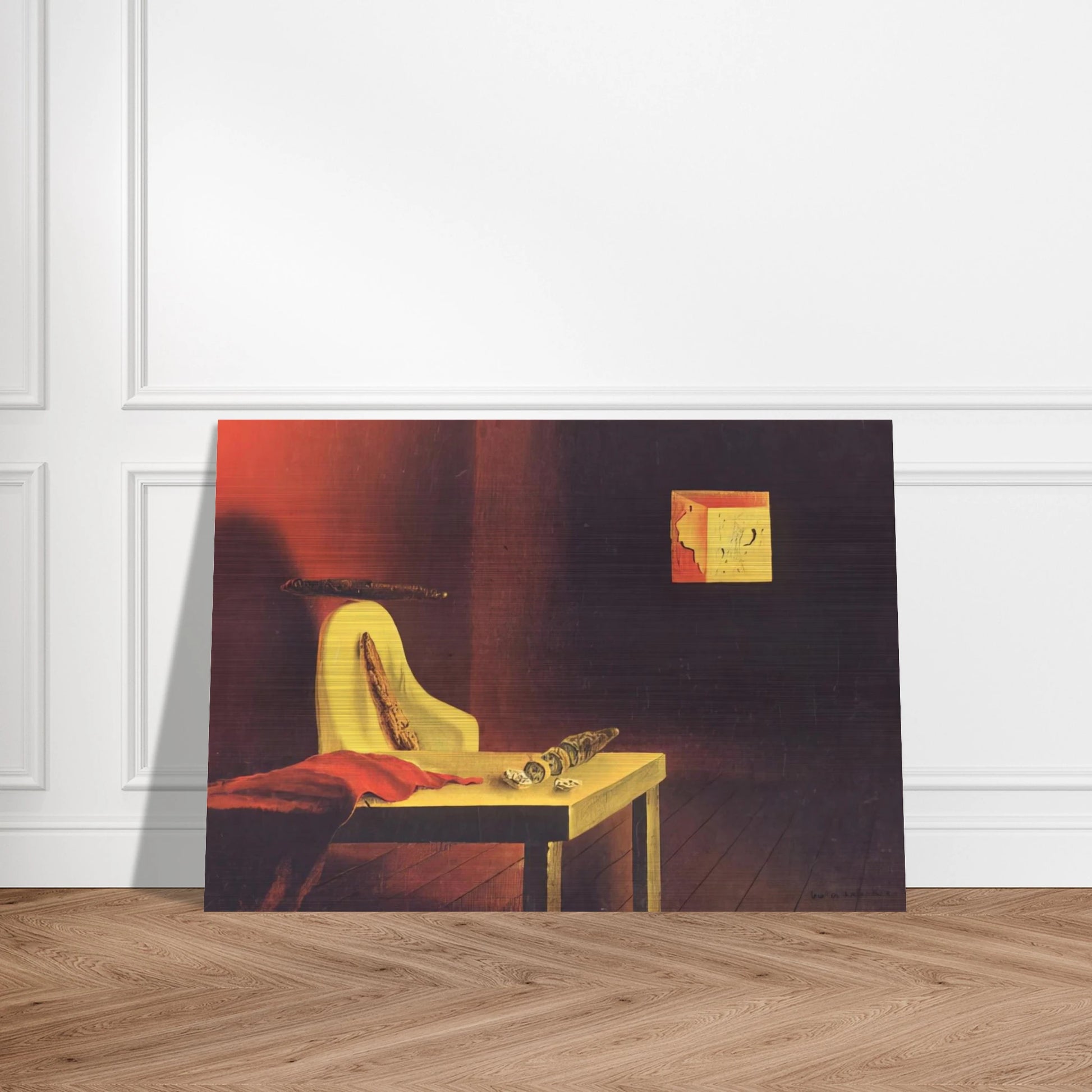 THE INVISIBLE MAN - Salvador Dali Brushed Aluminum Print - 70x100 cm / 28x40 inches | Salvador Dali Aluminum Print | Salvador Dali Prints