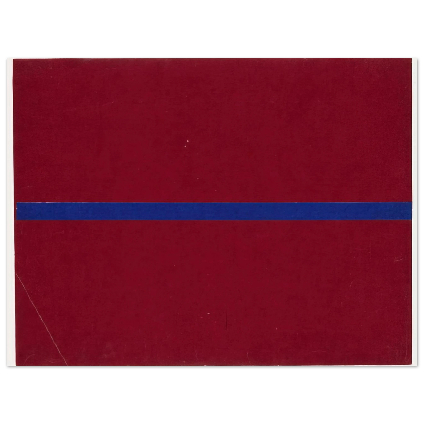 Ellsworth Kelly - Blue and Red from the series Line Form Color  75x100 cm / 30x40inches Fine Art Poster