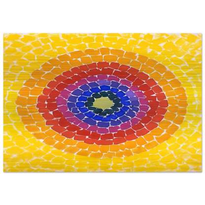 RESSURECTION 1966 - Alma Woodsey Thomas Brushed Aluminum Print - 70x100 cm / 28x40 inches | Alma Woodsey Thomas Aluminum Print | Alma Woodsey Thomas Prints