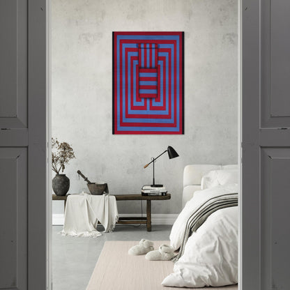 Witoto - 1970 - Omar Rayo Brushed Aluminum Print - 70x100 cm / 28x40 inches | Omar Rayo Aluminum Print | Omar Rayo Prints