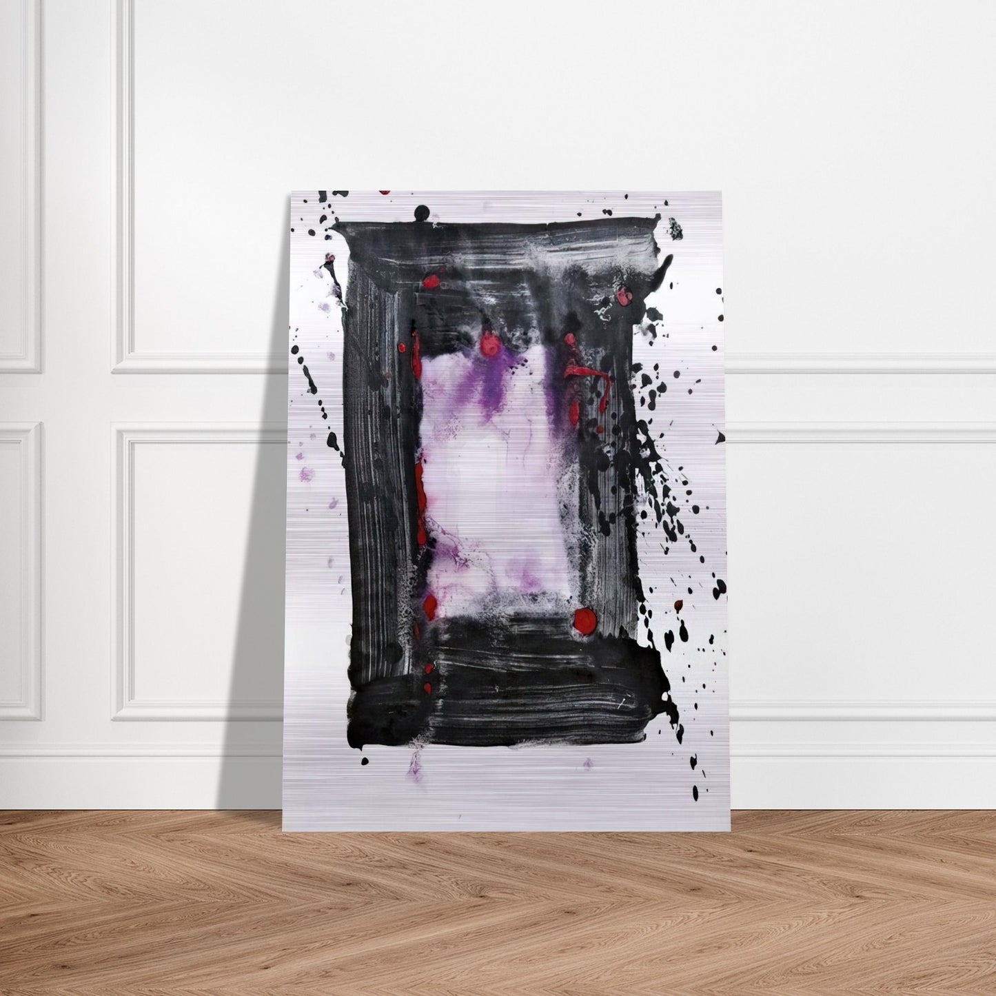 Untitled  SF75-1117  - Sam Francis Brushed Aluminum Print - 70x100 cm / 28x40 inches | Sam Francis Aluminum Print | Sam Francis Prints