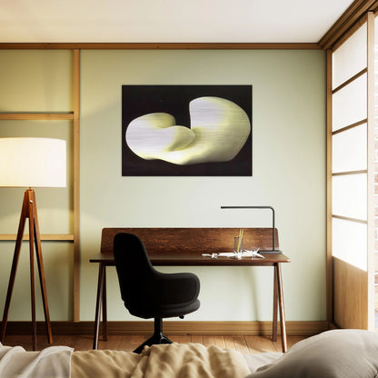 Human Concretion - Jean Arp Brushed Aluminum Print - 70x100 cm / 28x40 inches | Jean Arp Aluminum Print | Jean Arp Prints