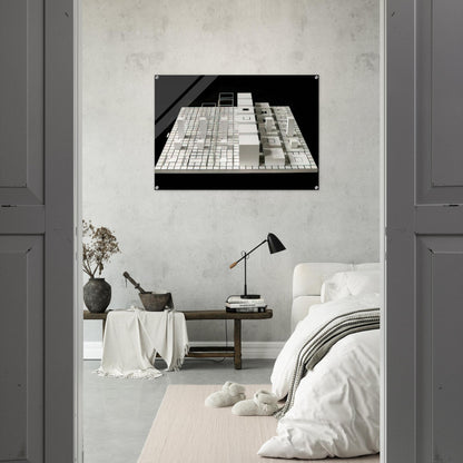 Serial Project #1 ABCD - Sol LeWitt Acrylic Print - 70x100 cm / 28x40″ inches