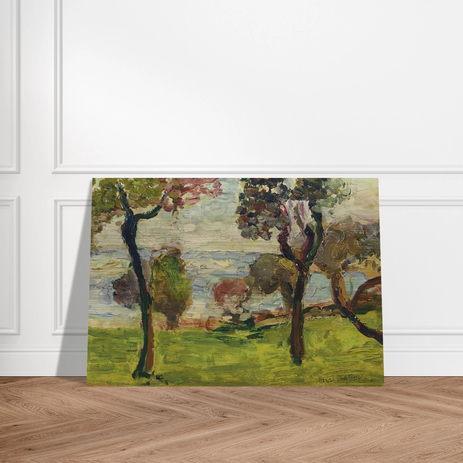 PAYSAGE 1898 - Henri Matisse Brushed Aluminum Print - 70x100 cm / 28x40 inches | Henri Matisse Aluminum Print | Henri Matisse Prints