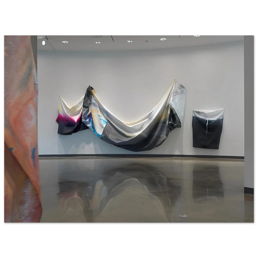 Sam Gilliam - Black Garland  75x100 cm / 30x40inches Fine Art Poster