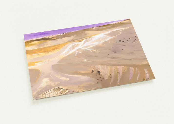Desert - 1989 By Mary Fedden Pack of 10 Post Cards | Mary Fedden Post Cards | A6 (10.5 x 14.8 cm) - 4.1 x 5.8 inches