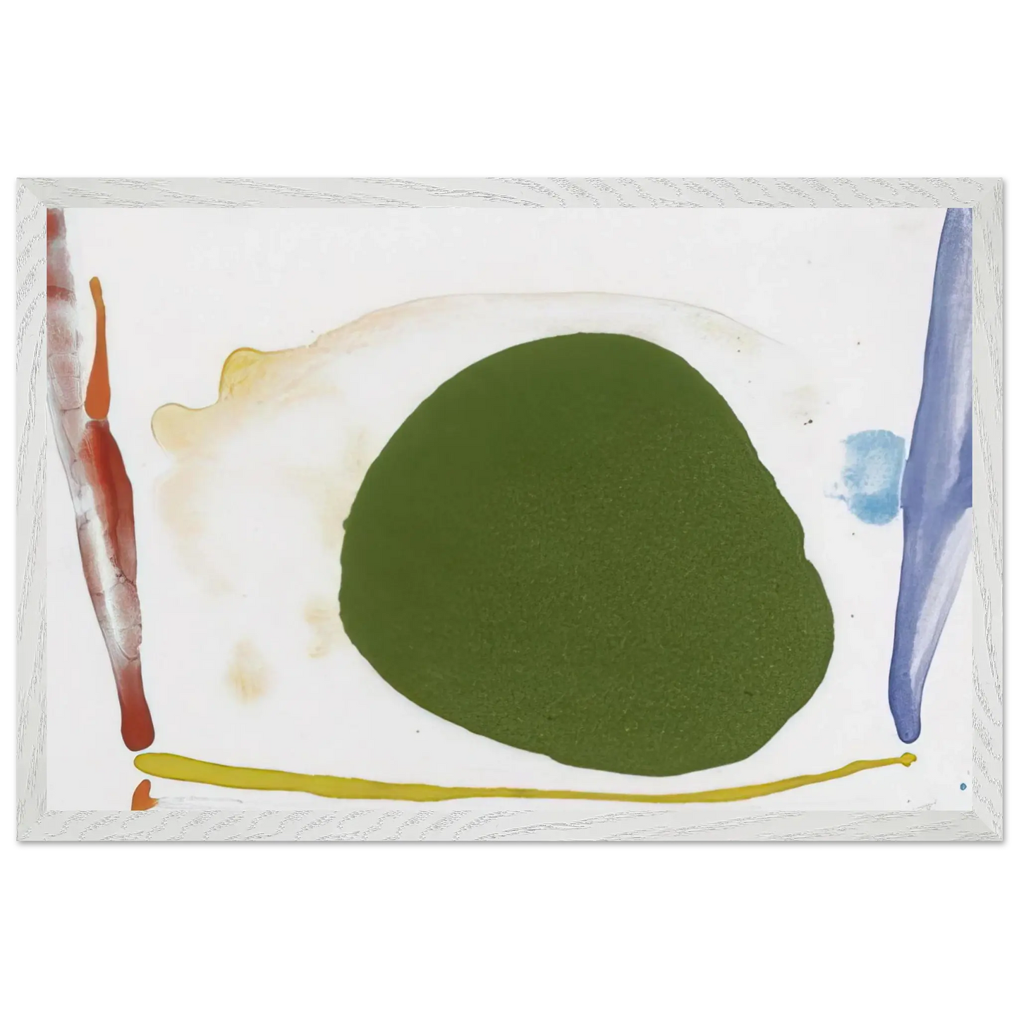 Helen Frankenthaler - Thanksgiving Day - 1973 Wall art - 40x50 cm / 16x20 Inches - Premium Wooden Framed Poster With Fine Art Paper - Wood frame
