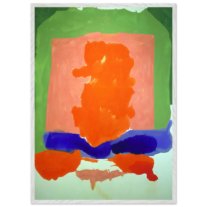 Helen Frankenthaler - Small s Paradise - 1964 Wall art - 60x80 cm / 24x32 Inches - Premium Wooden Framed Poster With Fine Art Paper - Wood frame