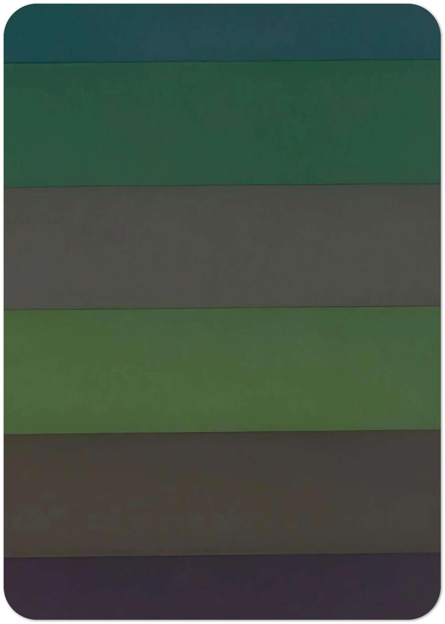Horizontal Bands with Colors Superimposed By Sol LeWitt Pack of 10 Post Cards | Sol LeWitt Post Cards | A6 (10.5 x 14.8 cm) - 4.1 x 5.8 inches