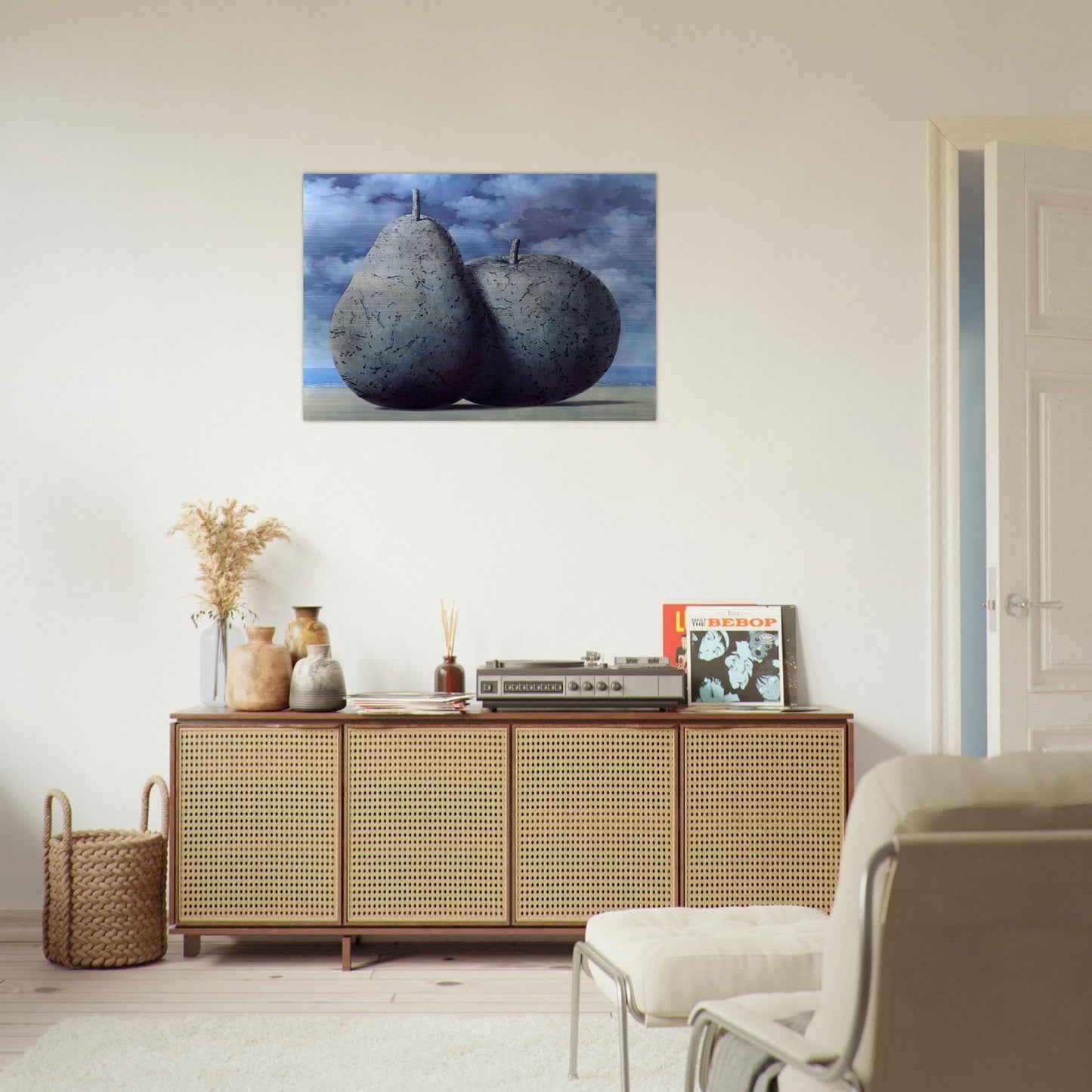 MEMORY OF A VOYAGE 1952 - Rene Magritte Brushed Aluminum Print - 70x100 cm / 28x40 inches | Rene Magritte Aluminum Print | Rene Magritte Prints