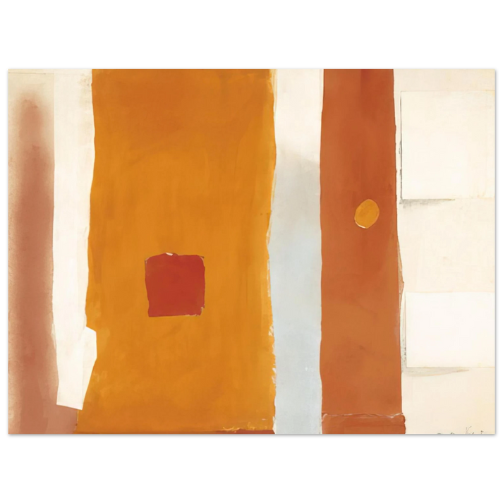 Esteban Vicente - UNTITLED 1982  75x100 cm / 30x40inches Fine Art Poster