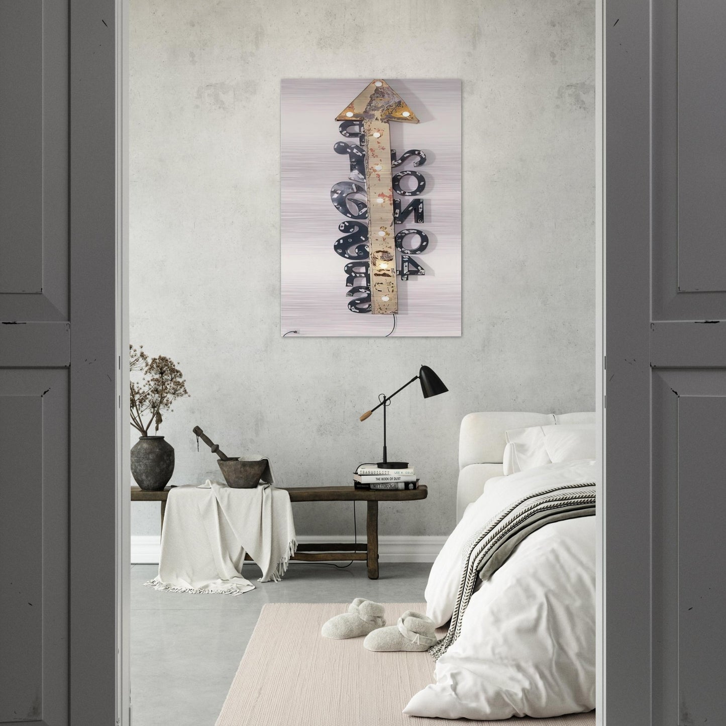SOARING DRIBBLE GLUT 1992 - Robert Rauschenberg Brushed Aluminum Print - 70x100 cm / 28x40 inches | Robert Rauschenberg Aluminum Print | Robert Rauschenberg Prints