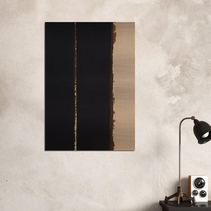 Umber Blue - 1991 - Yun Hyong-keun Brushed Aluminum Print - 70x100 cm / 28x40 inches | Yun Hyong-keun Aluminum Print | Yun Hyong-keun Prints