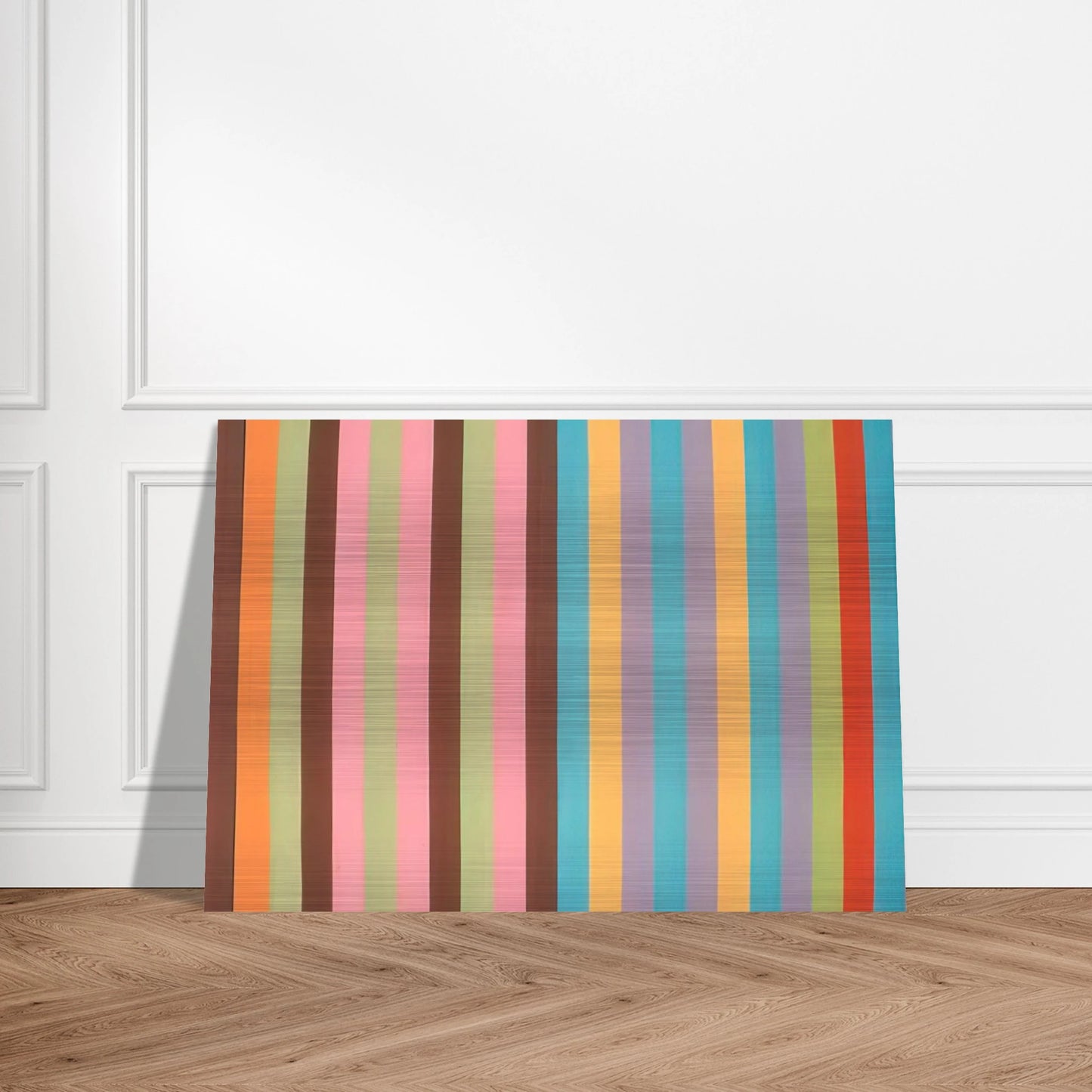 Boudoir Painting - 1965 - Gene Davis Brushed Aluminum Print - 70x100 cm / 28x40 inches | Gene Davis Aluminum Print | Gene Davis Prints