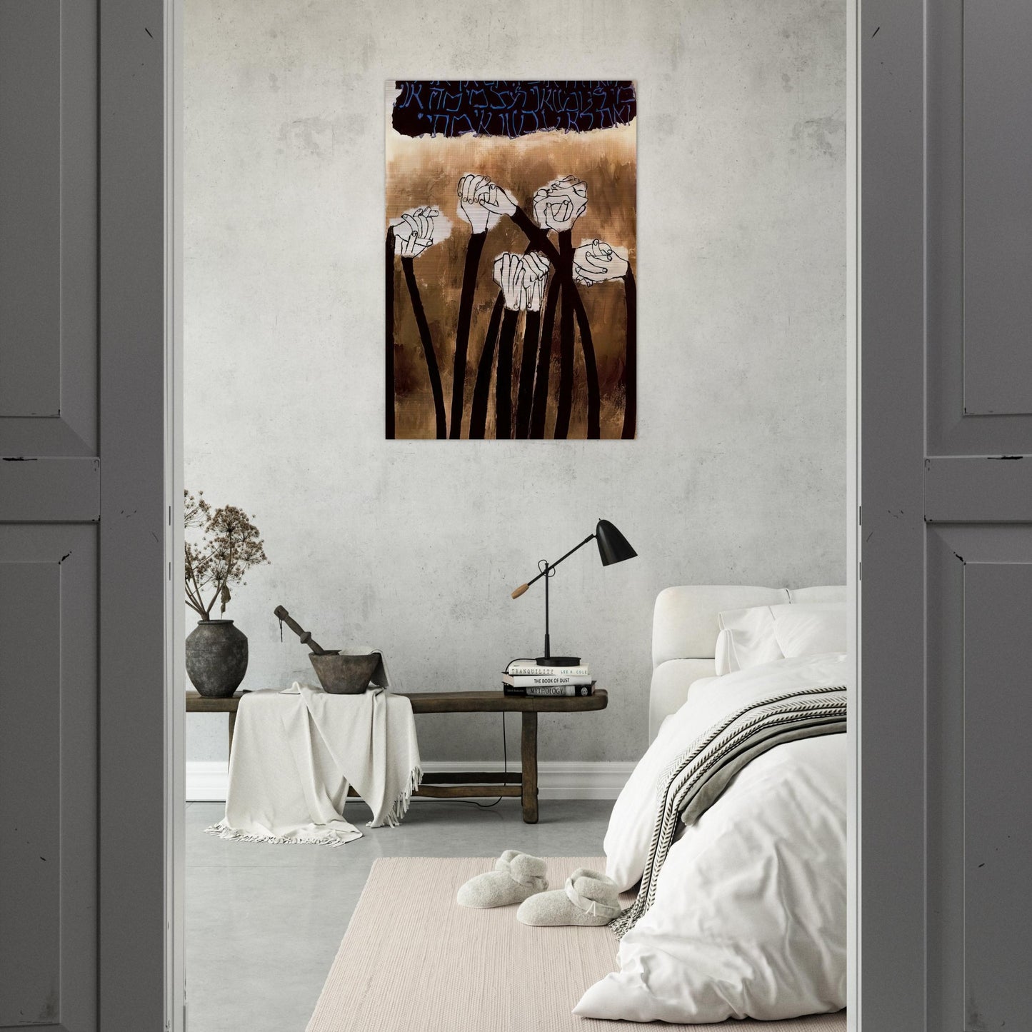IDENTITY - Ben Shahn Brushed Aluminum Print - 70x100 cm / 28x40 inches | Ben Shahn Aluminum Print | Ben Shahn Prints
