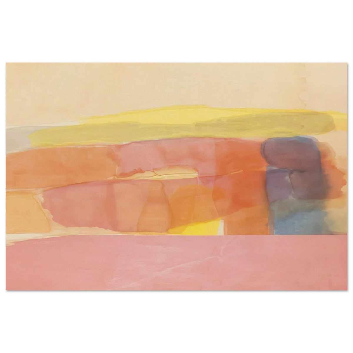 First Path - 1978 - Ronnie Landfield Art Prints - 100x150 cm / 40x60″ inches | Ronnie Landfield Poster | Ronnie Landfield Prints