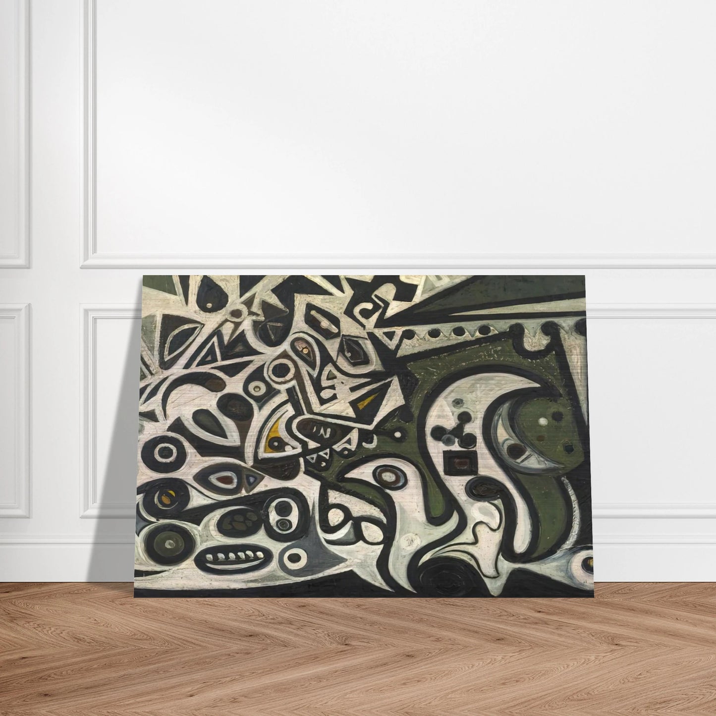 River Metamorphosis - 1939 - Richard Pousette-Dart Brushed Aluminum Print - 70x100 cm / 28x40 inches | Richard Pousette-Dart Aluminum Print | Richard Pousette-Dart Prints