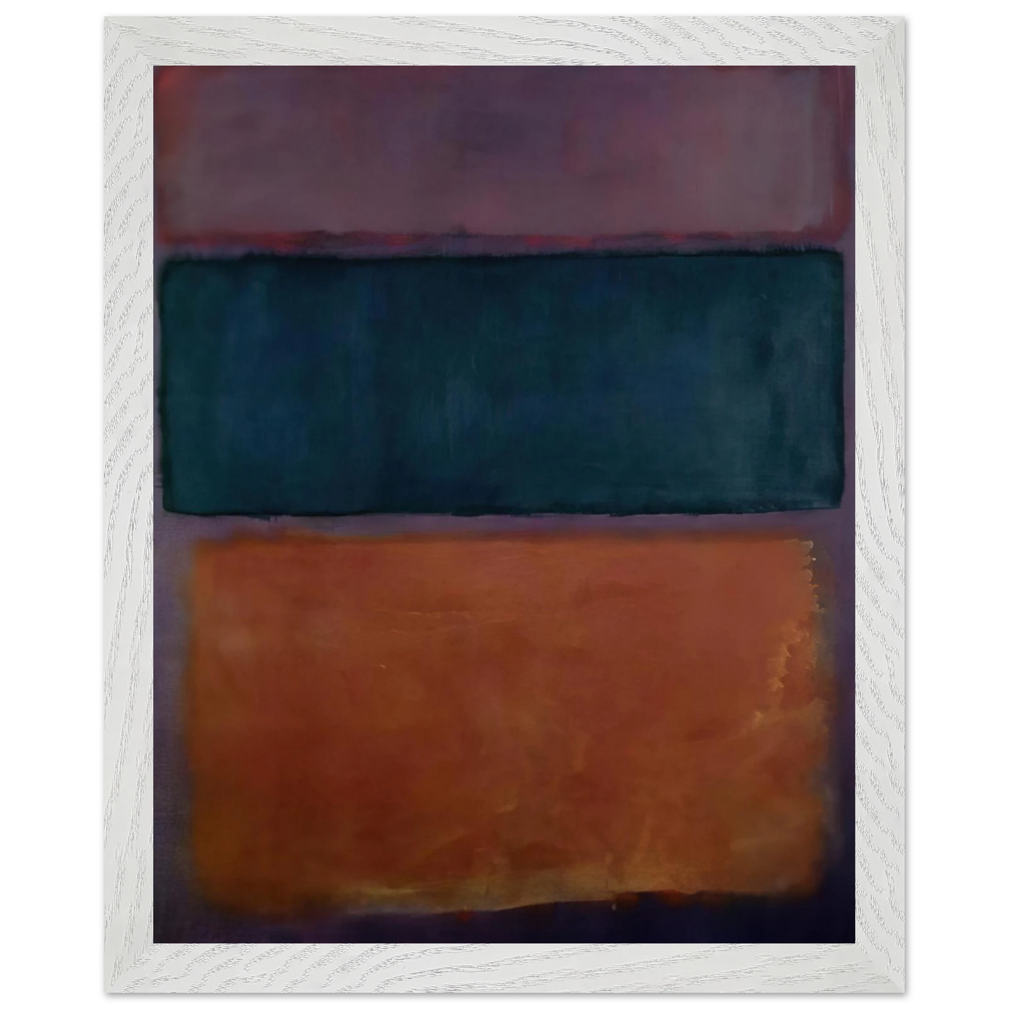 Helen Frankenthaler - Untitled - 1963 Wall art - 60x80 cm / 24x32 inches - Premium Wooden Framed Poster With Fine Art Paper-canvas - Wood frame
