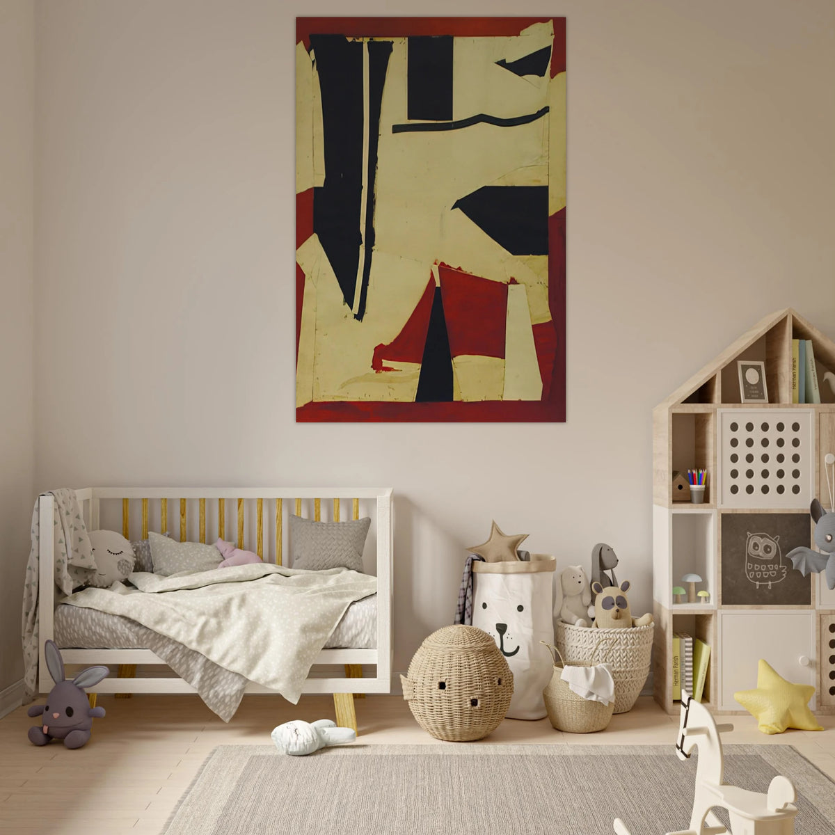 Banner - 1962 - Larry Zox Art Prints - 100x150 cm / 40x60″ inches | Larry Zox Poster | Larry Zox Prints