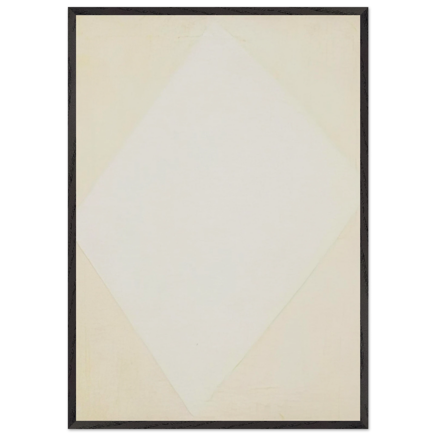 Two Whites - Ellsworth Kelly 70x100 cm / 28x40 inches Framed Art Print – Black Wooden Frame