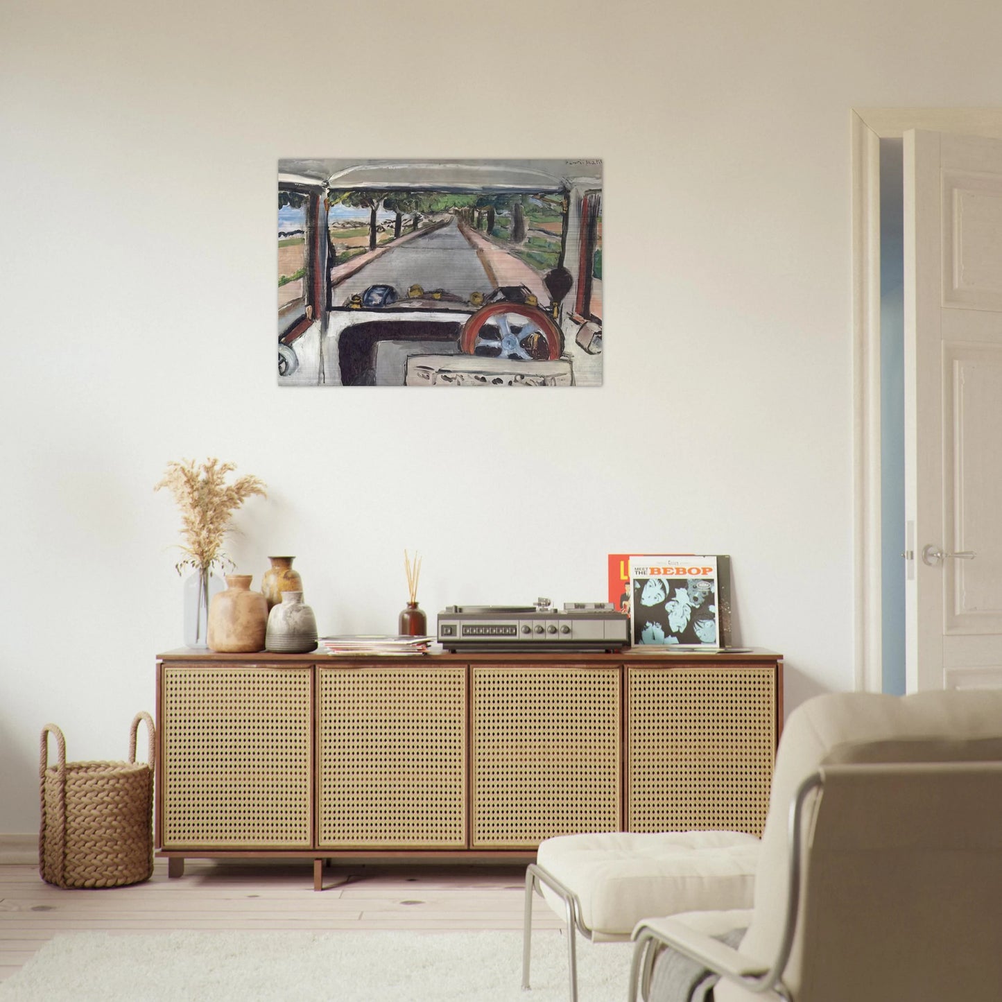 THE WINDSHIELD 1917 0 - Henri Matisse Brushed Aluminum Print - 70x100 cm / 28x40 inches | Henri Matisse Aluminum Print | Henri Matisse Prints