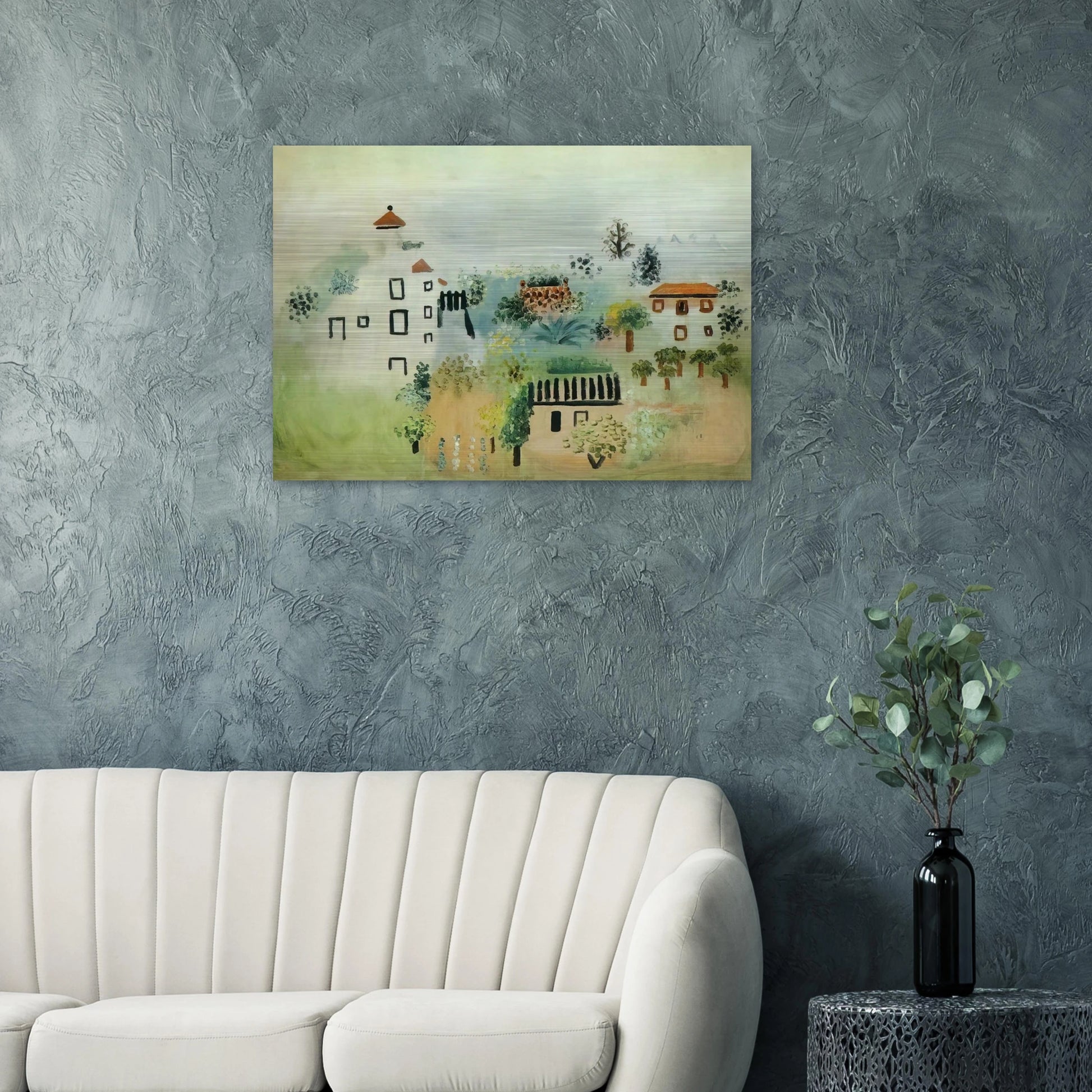 Landscape - Pablo Picasso Brushed Aluminum Print - 70x100 cm / 28x40 inches | Pablo Picasso Aluminum Print | Pablo Picasso Prints