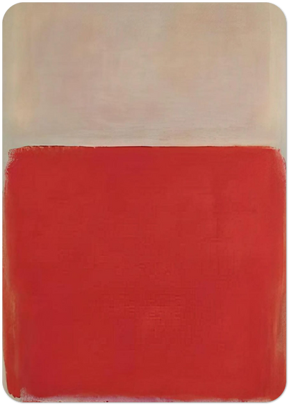 No. 3 - 1953 By Mark Rothko Pack of 10 Post Cards | Mark Rothko Post Cards | A6 (10.5 x 14.8 cm) - 4.1 x 5.8 inches