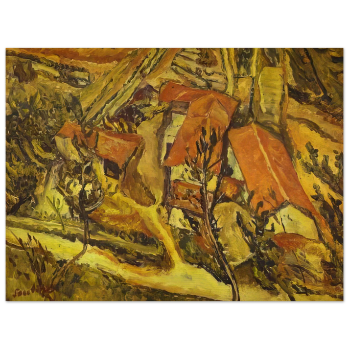 Chaim Soutine - LANDSCAPE  75x100 cm / 30x40inches Fine Art Poster