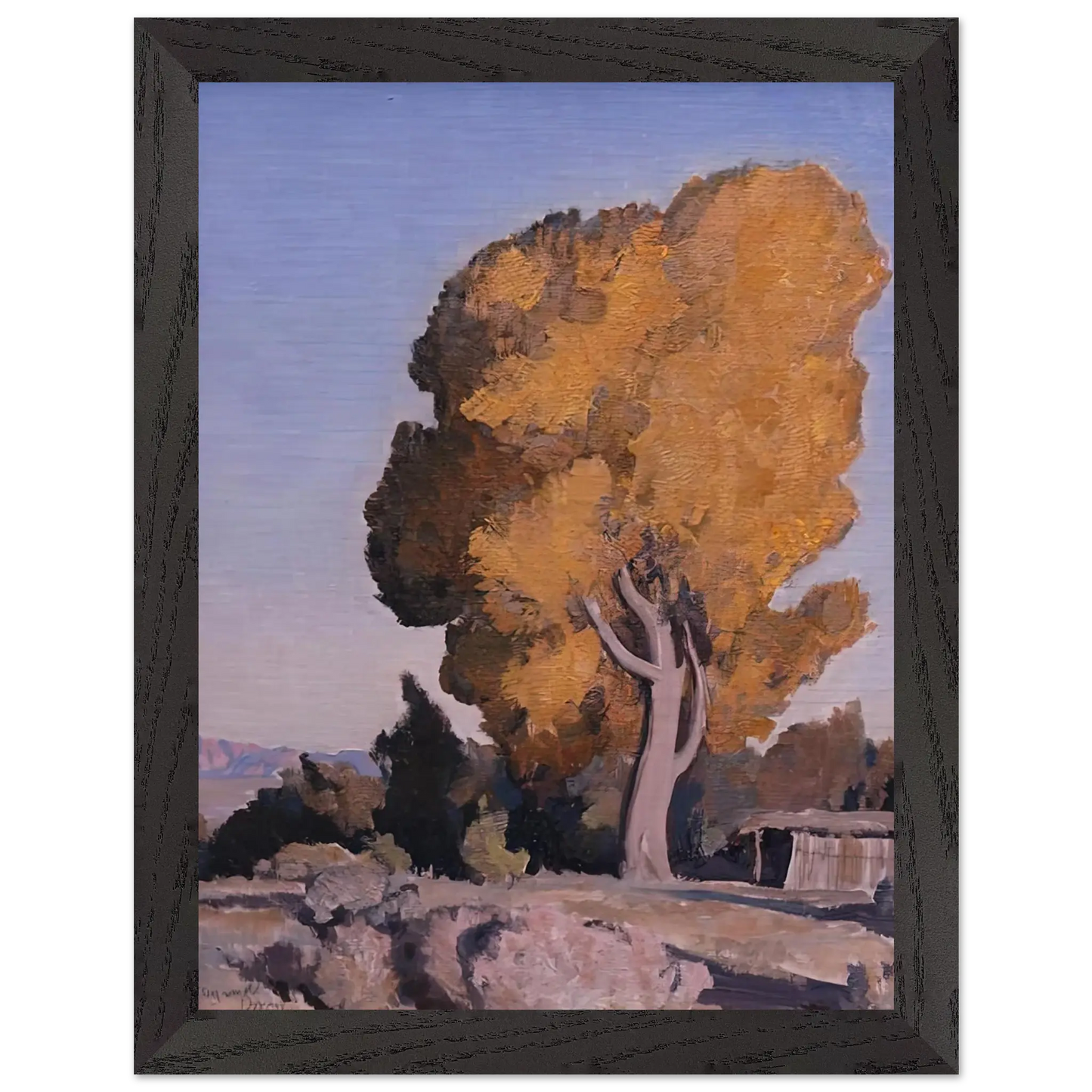 Maynard Dixon - LOW COUNTRY COTTONWOOD 1940 Wall art - A3 (29.7 x 42  cm) - Fine Art Poster - -