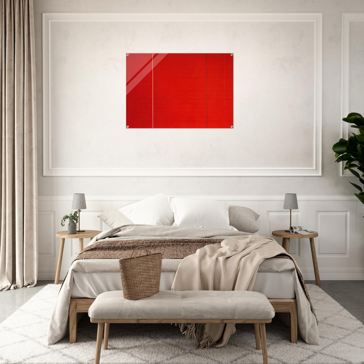 Vir Heroicus Sublimis - Barnett Newman Acrylic Print - 70x100 cm / 28x40″ inches