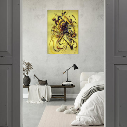 TO THE UNKNOWN VOICE 1916 - Wassily Kandinsky Brushed Aluminum Print - 70x100 cm / 28x40 inches | Wassily Kandinsky Aluminum Print | Wassily Kandinsky Prints