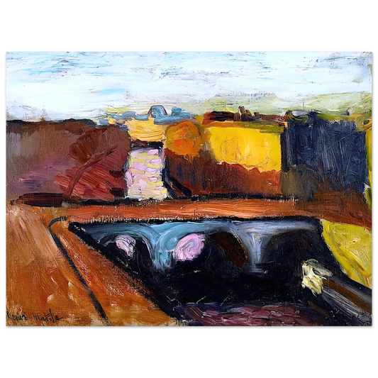 Henri Matisse - VIEW OF THE SEINE THE PONT SAINT MICHEL 1904  75x100 cm / 30x40inches Fine Art Poster
