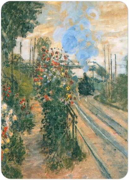 Arriving at Montegeron By claude monet Pack of 10 Post Cards | claude monet Post Cards | A6 (10.5 x 14.8 cm) - 4.1 x 5.8 inches