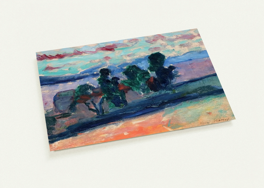 PAYSAGE DE SAINT TROPEZ AU CREPUSCULE 1904 By Henri Matisse Pack of 10 Post Cards | Henri Matisse Post Cards | A6 (10.5 x 14.8 cm) - 4.1 x 5.8 inches
