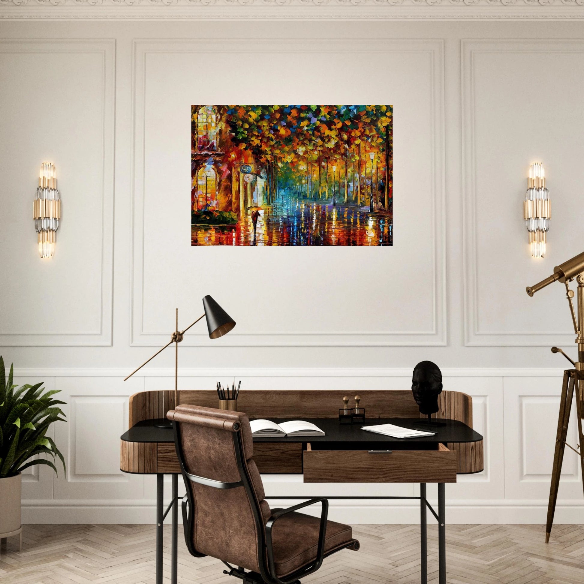 Leonid Afremov - Leonid Afremov Brushed Aluminum Print - 70x100 cm / 28x40 inches | Leonid Afremov Aluminum Print | Leonid Afremov Prints