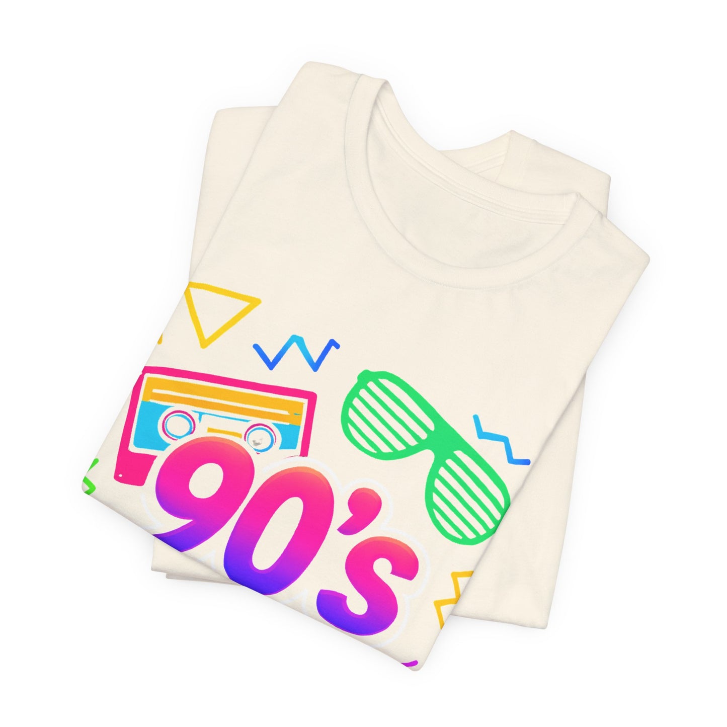 Música de la vieja escuela de los 90: ambiente arcade, clásico vintage de los 90. Camiseta retro de los 90 con la frase "Amo los años noventa".