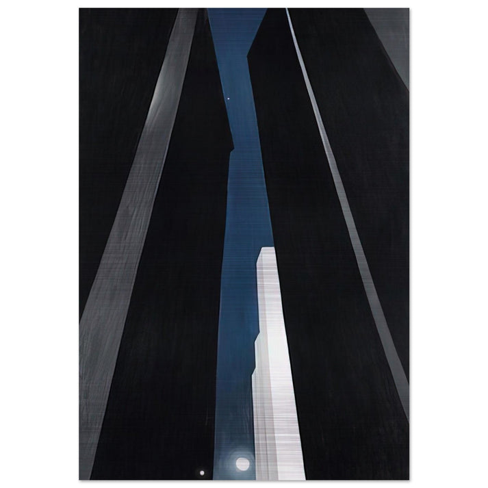 City Night - Georgia O'Keeffe Brushed Aluminum Print - 70x100 cm / 28x40 inches | Georgia O'Keeffe Aluminum Print | Georgia O'Keeffe Prints