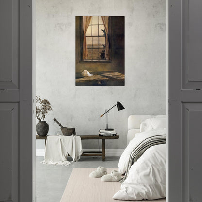 HER ROOM - Andrew Wyeth Brushed Aluminum Print - 70x100 cm / 28x40 inches | Andrew Wyeth Aluminum Print | Andrew Wyeth Prints
