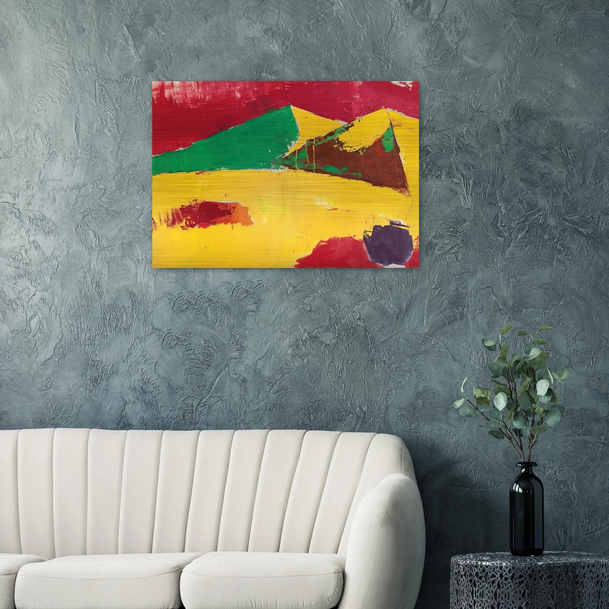 Sicile Agrigente - 1953 - Nicolas de Stael Brushed Aluminum Print - 70x100 cm / 28x40 inches | Nicolas de Stael Aluminum Print | Nicolas de Stael Prints