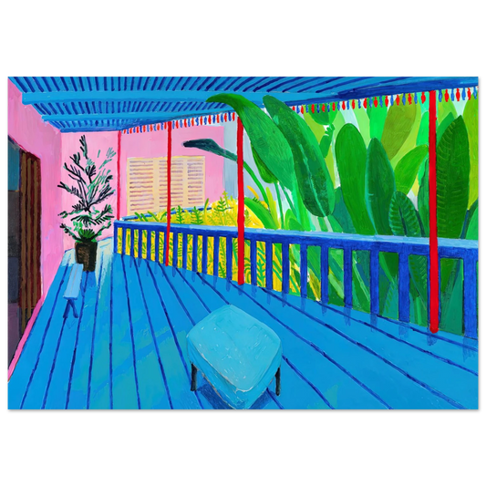 David Hockney - David Hockney Wall art - 13x18 cm / 5x7 inches - Fine Art Poster-canvas - -