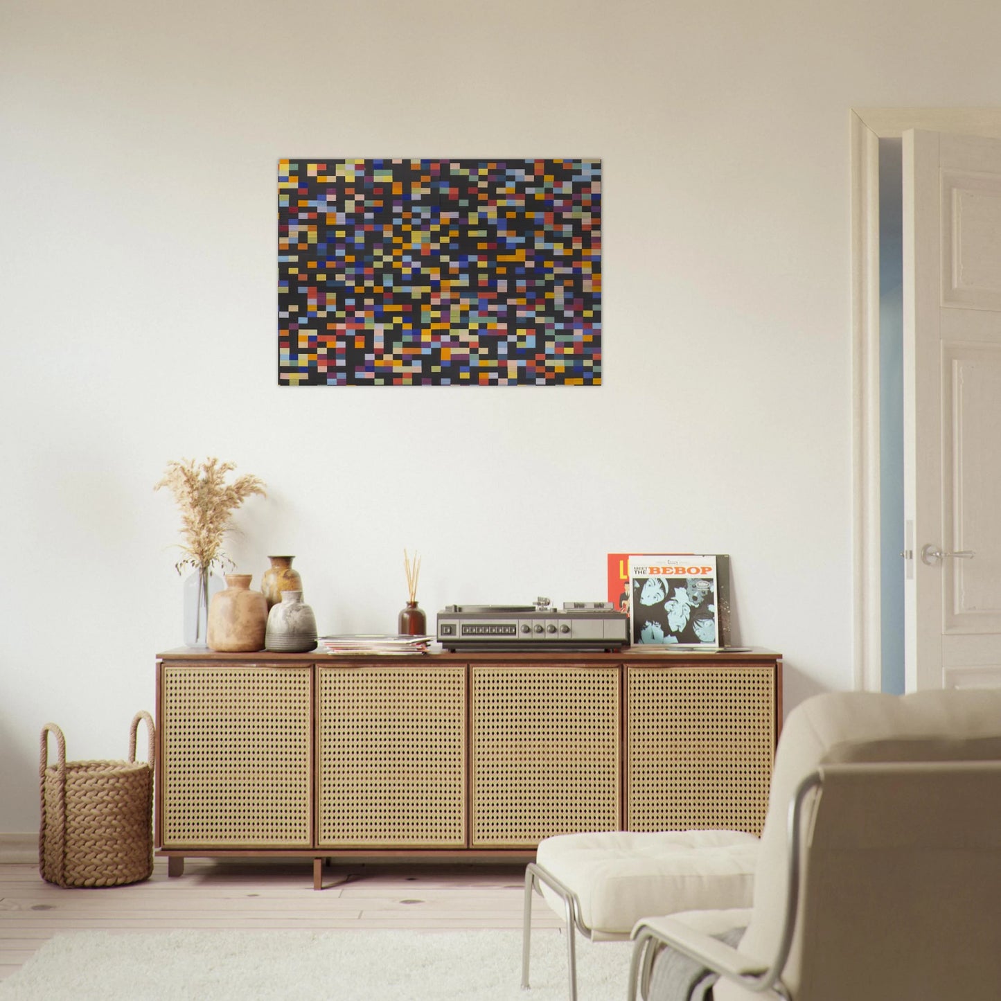 Spectrum Colors Arranged by Chance VI - Ellsworth Kelly Brushed Aluminum Print - 70x100 cm / 28x40 inches | Ellsworth Kelly Aluminum Print | Ellsworth Kelly Prints
