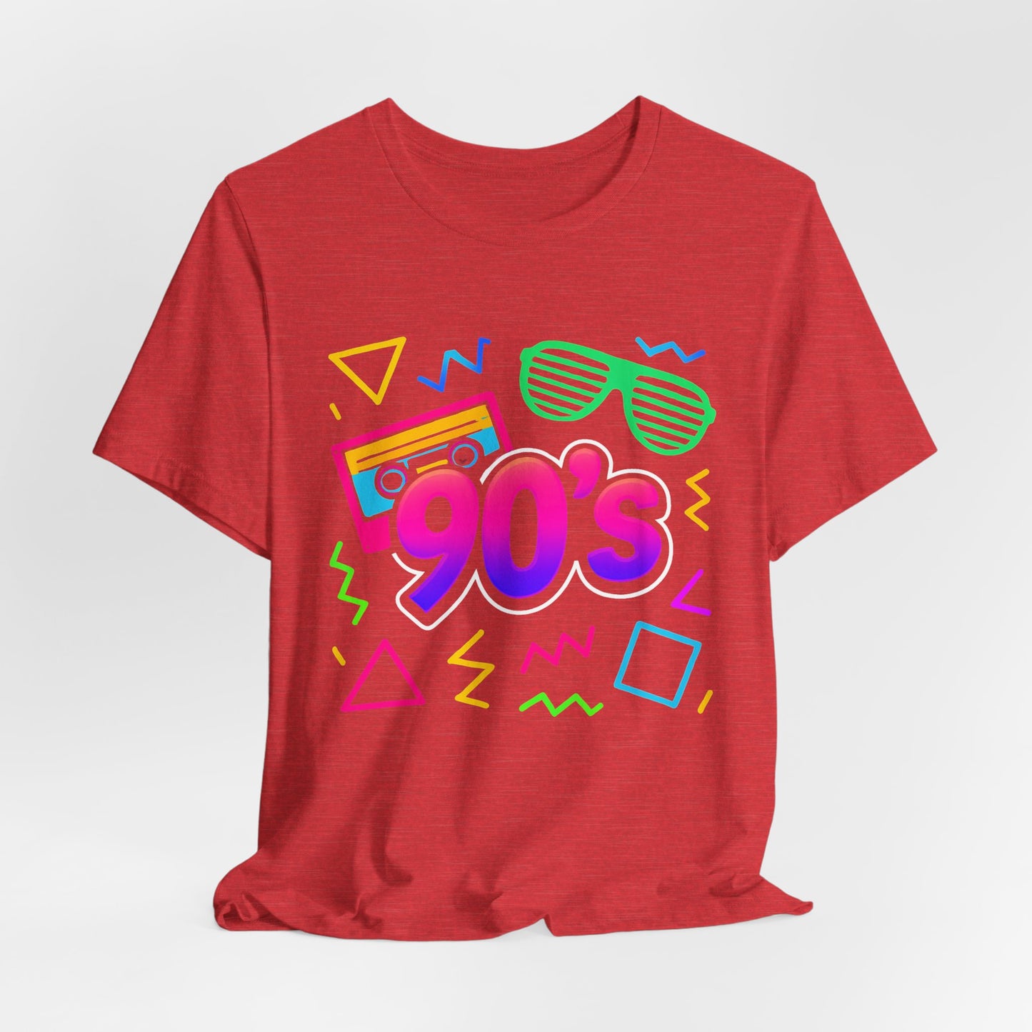 Música de la vieja escuela de los 90: ambiente arcade, clásico vintage de los 90. Camiseta retro de los 90 con la frase "Amo los años noventa".