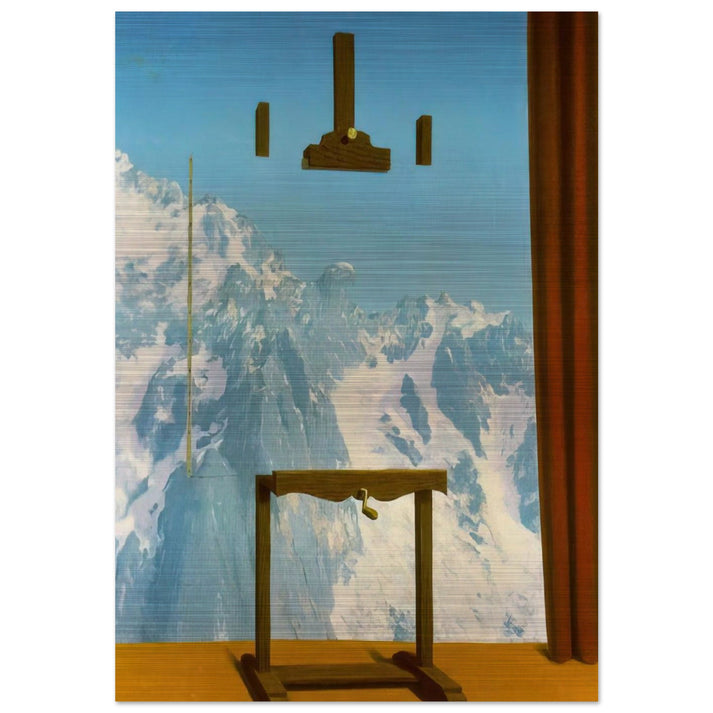 CALL OF PEAKS 1943 - Rene Magritte Brushed Aluminum Print - 70x100 cm / 28x40 inches | Rene Magritte Aluminum Print | Rene Magritte Prints
