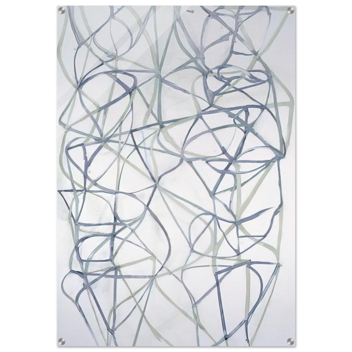 Couplet III - 1989 - Brice Marden Acrylic Print - 70x100 cm / 28x40″ inches | Brice Marden Wall Art | Brice Marden Prints