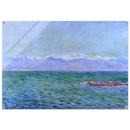 The Sea and the Alps - claude monet Acrylic Print - 70x100 cm / 28x40″ inches | claude monet Wall Art | claude monet Prints